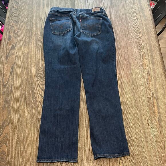 Levi's Womens 525 Straight Leg Perfect Waist Jeans Denim Medium Wash Blue Size 4 - Picture 9 of 10